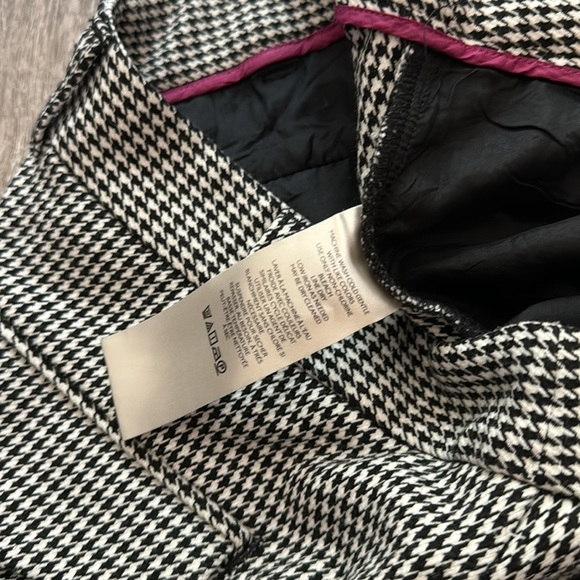 Anthropologie Maeve wide leg black & white trousers 8 - Picture 4 of 5